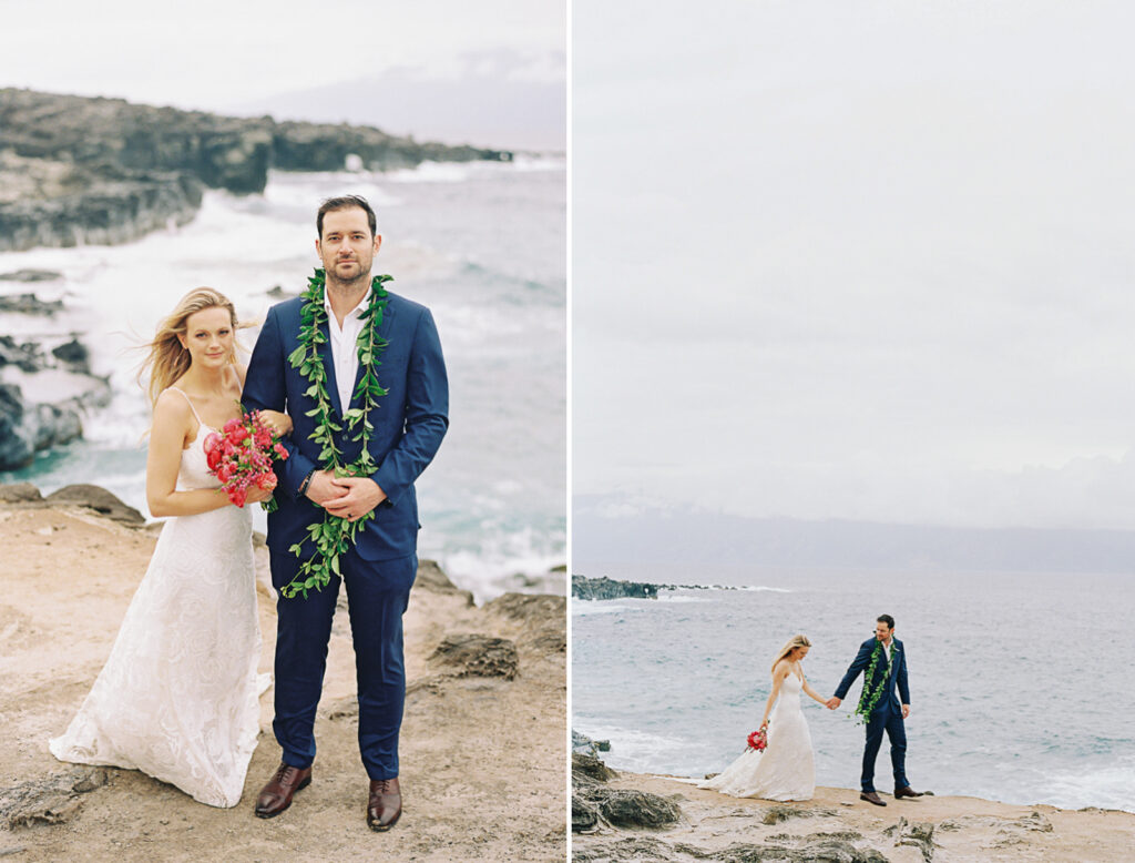 bride-and-groom-on-beach-in-maui